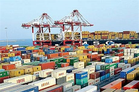 رشد منفی خالص صادرات کالاها به دلیل افزایش واردات