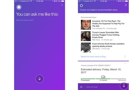 اپلیکیشن کورتانا برای گوشی‌های آیفون آپدیت شد