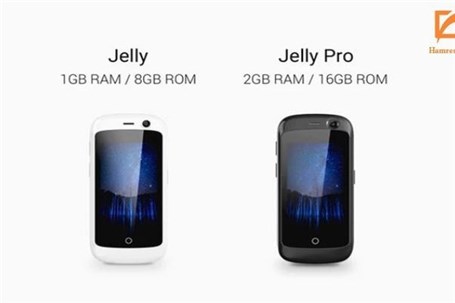 Jelly یک گوشی ۲.۴۵ اینچی با سیستم عامل اندروید نوقا است
