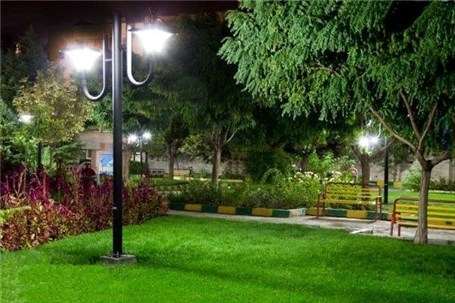 چراغهای هوشمند مجهز به سیستم صوتی در پارکهای شیراز
