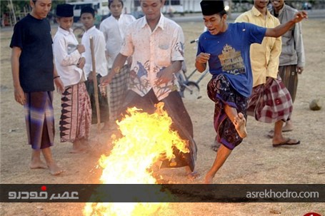 داغ ترین لیگ فوتبالی که تا کنون دیده‌اید +تصاویر