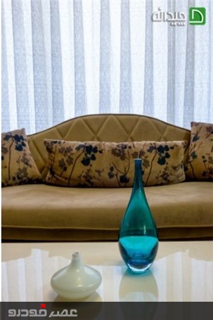 دکوراسیون قهوه ای و آبی، ترکیب رنگ متفاوت در خانه هانیه