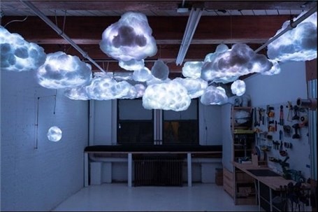لامپهای شناور ابری موسیقی پخش می کنند