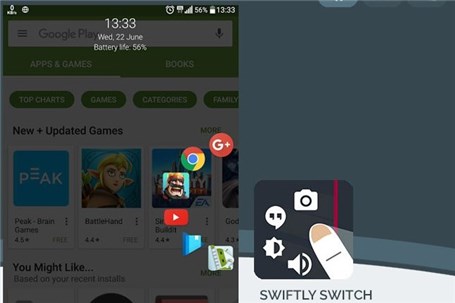 برنامه Swiftly Switch؛کار راحت‌تر با گوشی های بزرگ