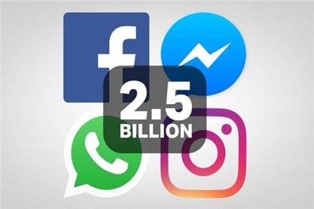 استفاده ۲.۵ میلیارد نفر از اپلیکیشن‌های فیسبوکی