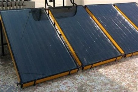 آبگرمکن خورشیدی با فناوری ایرانی تولید شد