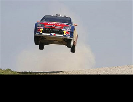 پرش 85 متری در مسابقات رالی WRC