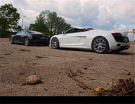 R8 V10 spyder and R8 V10(گزارش تصویری)