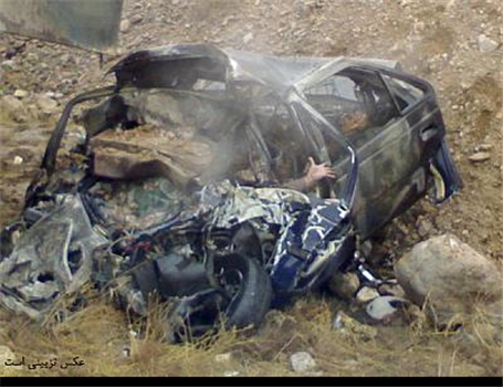 نشت گاز خودرویی را به آتش کشاند