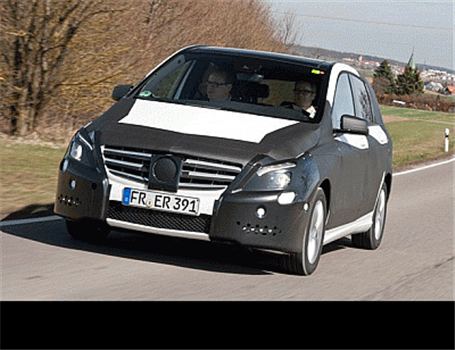 مرسدس بنز B-Class در مرحله نهایی تست
