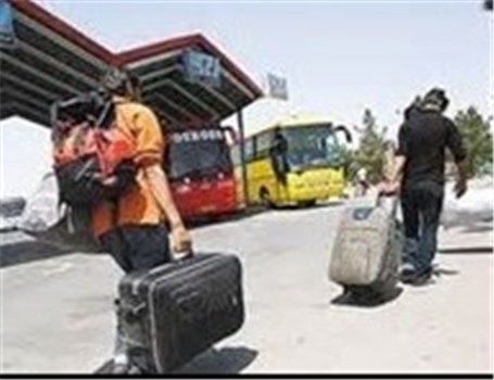 جابجایی بیش از ۷۰۰۰ مسافر در پایانه‌های مسافربری قزوین
