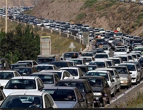 ترافیک سنگین به سمت مازندران