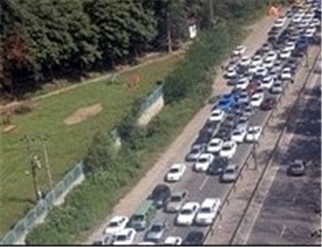 ترافیک سنگین در آزادراه کرج - قزوین و بزرگراه کرج - تهران