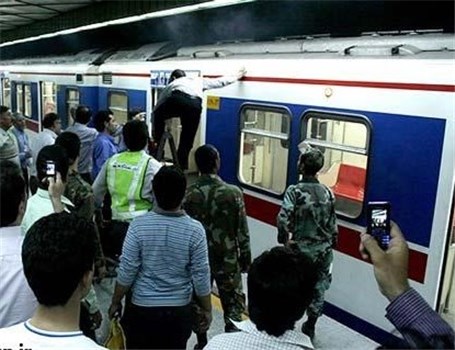 خودکشی مرد 35 ساله در مترو تهران