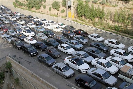 ترافیک نیمه سنگین در روز پایانی تعطیلات