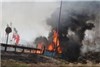 علت تصادف و آتش‌سوزی مرگ‌بار در مرند با 4 کشته