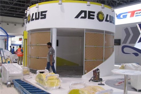 آماده سازی غرفه های اتومکانیکای دوبی 2015