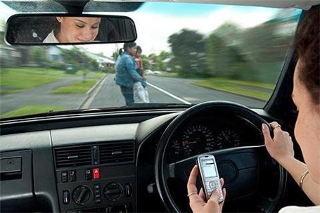 حس ششم هم رانندگان گوشی به دست را نجات نمی‌دهد