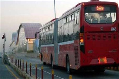 نخستین خط اتوبوس تندرو در پاکستان