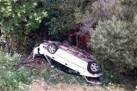 مرگ راننده در سقوط خودرو از پل زهکش در جاده شوش - اندیمشک
