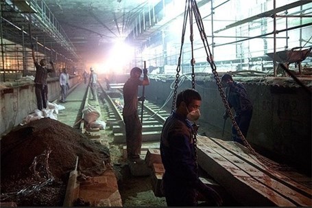 ساخت و ساز بخش شمالی خط 3 مترو تهران
