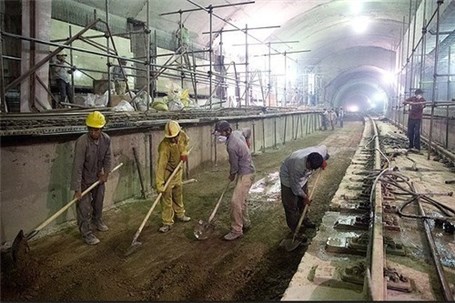 ساخت و ساز بخش شمالی خط 3 مترو تهران