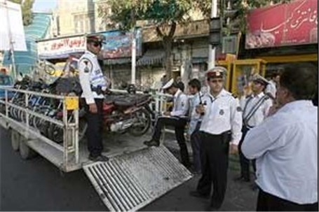 تشدید برخورد با موتورسواران متخلف در کرمانشاه