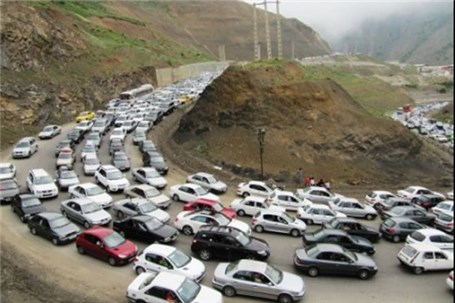ترافیک نیمه سنگین در محورهای کوهستانی مازندران