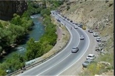 ترافیک نیمه سنگین در آزادراه قزوین ـ کرج