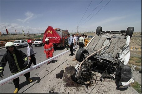 تصادف در محور ایرانشهر-خاش یک کشته و سه مجروح بر جای گذاشت