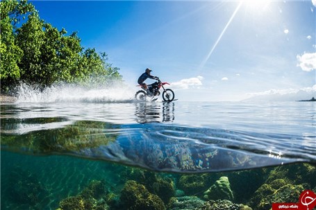موج سواری با موتور سیکلت