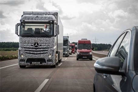 آغاز تست کامیون‌های خودران دایملر در اروپا