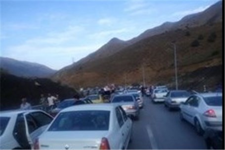 ترافیک نیمه سنگین در فیروزکوه