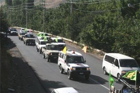 مراسم رژه خودروهای نظامی در شهرستان پاوه برگزار شد