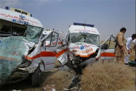 تصادف آمبولانس در زنجان ۲ کشته بر جای گذاشت