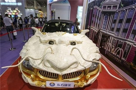 خودرویی در نمایشگاه "گوانجو" چین که عجیب بود