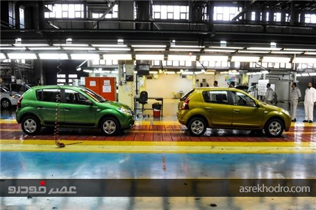 گزارش تصویری ازرونمایی خودرو جدید رنو ساندرو در کارخانه پارس خودرو
