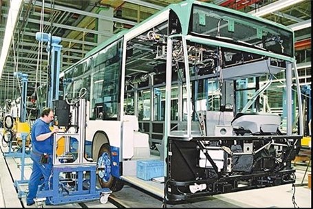 افزایش ۱۵۰ درصدی تولید اتوبوس در کشور
