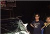خودرو مهرداد میناوند در نوشهر واژگون شد