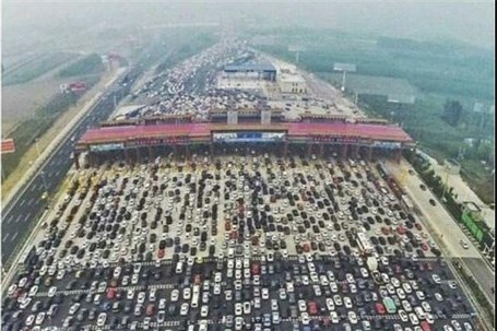 ترافیک وحشتناک در چین