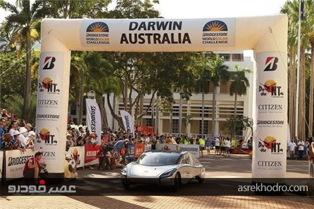 مسابقه اتومبیل های خورشیدی در استرالیا