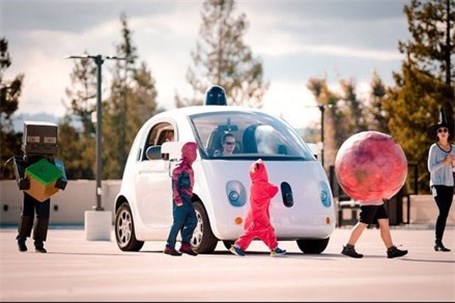خودرو بدون راننده ی گوگل در اطراف بچه ها محتاط تر است