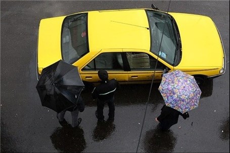 تاکسی دربستی؛ معضل روزهای برفی و بارانی تهران