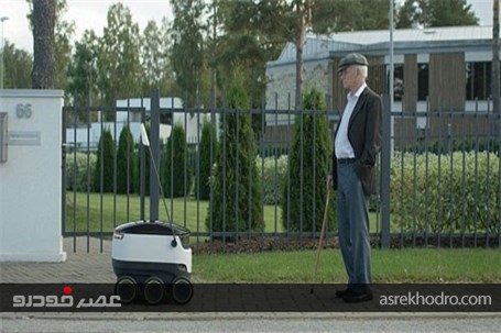 روباتی که رقیب پیک‌های موتوری می‌شود/رساندن خریدها از بقالی محله‌تان