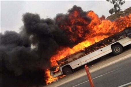 آتش گرفتن اتوبوس حامل دانش‌آموزان در آفریقای جنوبی