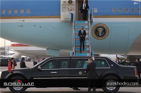 اوباما اتومبیلش را هم به ترکیه برد