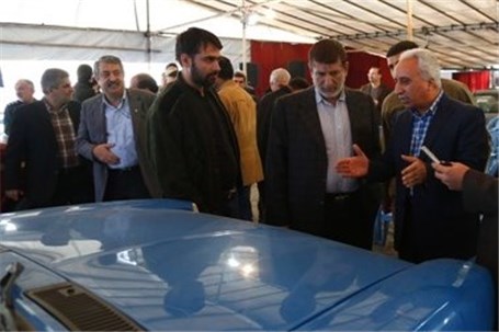 نمایشگاه محصولات گروه سایپا در پادگان محمد رسول الله (ص) سپاه تهران آغاز به کار کرد
