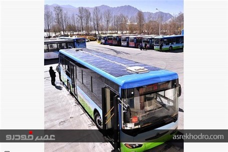 حضور اتوبوس خورشیدی در ناوگان حمل و نقل عمومی تبت