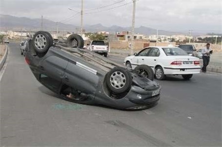 علت ۶۵درصد تصادفات خراسان جنوبی ناشی از واژگونی خودرو است