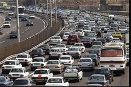 ترافیک نیمه سنگین در باند جنوبی آزادراه تهران کرج